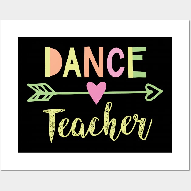 Dance Teacher Gift Idea Wall Art by BetterManufaktur